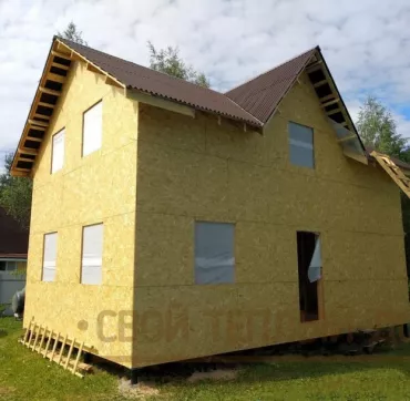 Каркас дома 6х9м