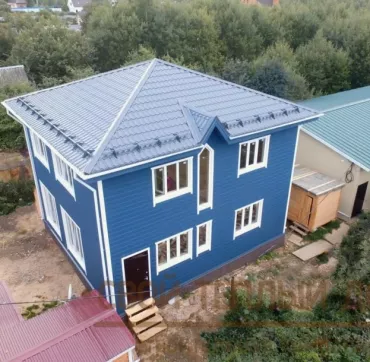 Каркасный дом 9х8м
