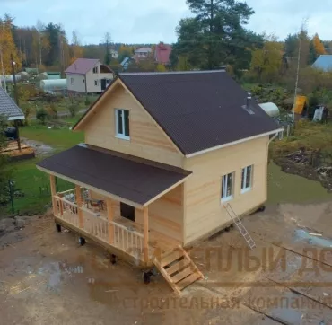 Каркасный дом 6х6м