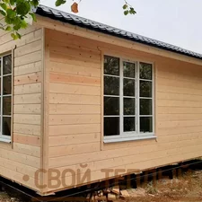Имитация бруса в отделке дома