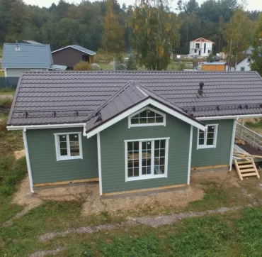 Каркасный дом 12,5х7,5м
