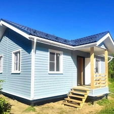 Компактный летний дом 51 кв.м. для небольшой семьи