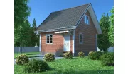 Каркасный дом 6х6 КМ-6