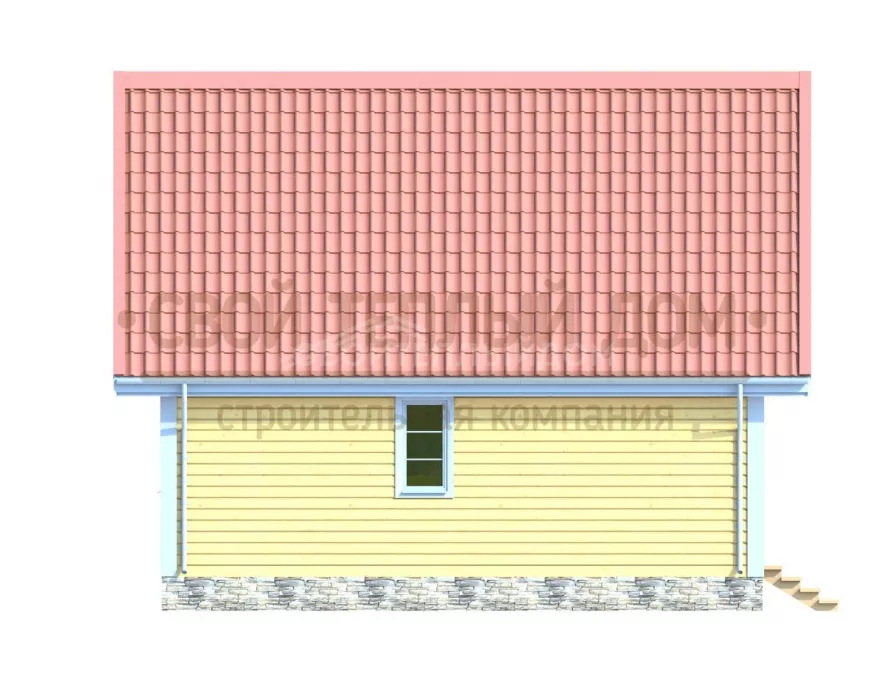 Каркасный дом 6х8 КМ-8