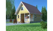 Каркасный дом 6х8 КМ-8