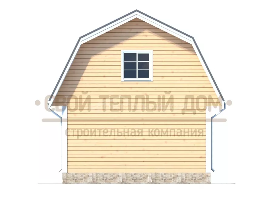Каркасный дом 6х8 КМ-17
