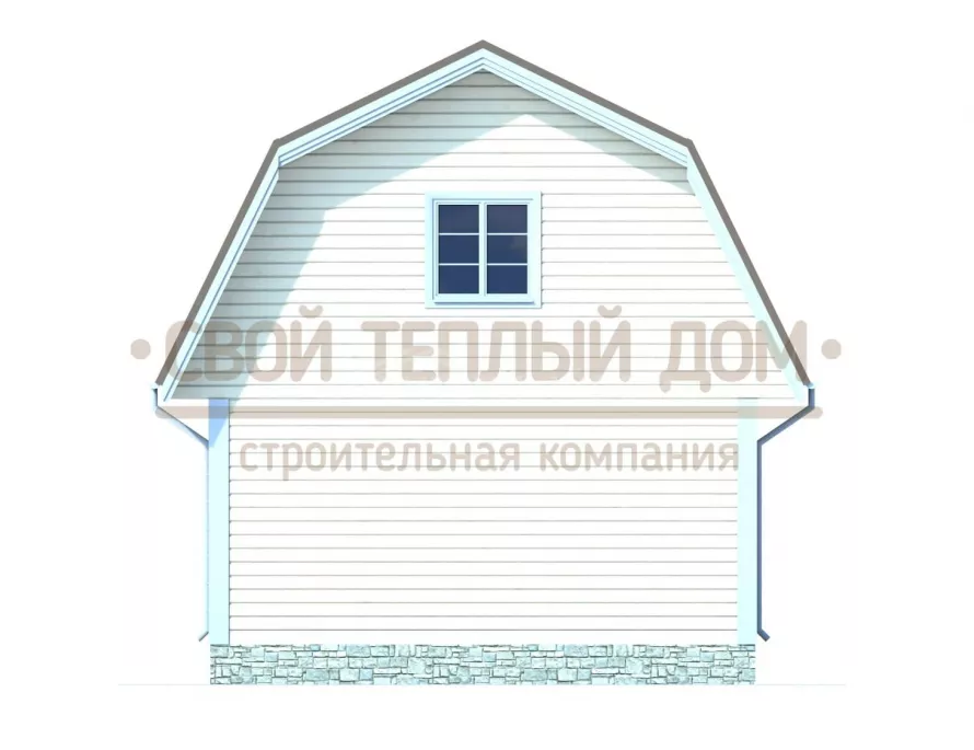 Каркасный дом 6х6 КМ-20