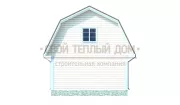 Каркасный дом 6х6 КМ-20