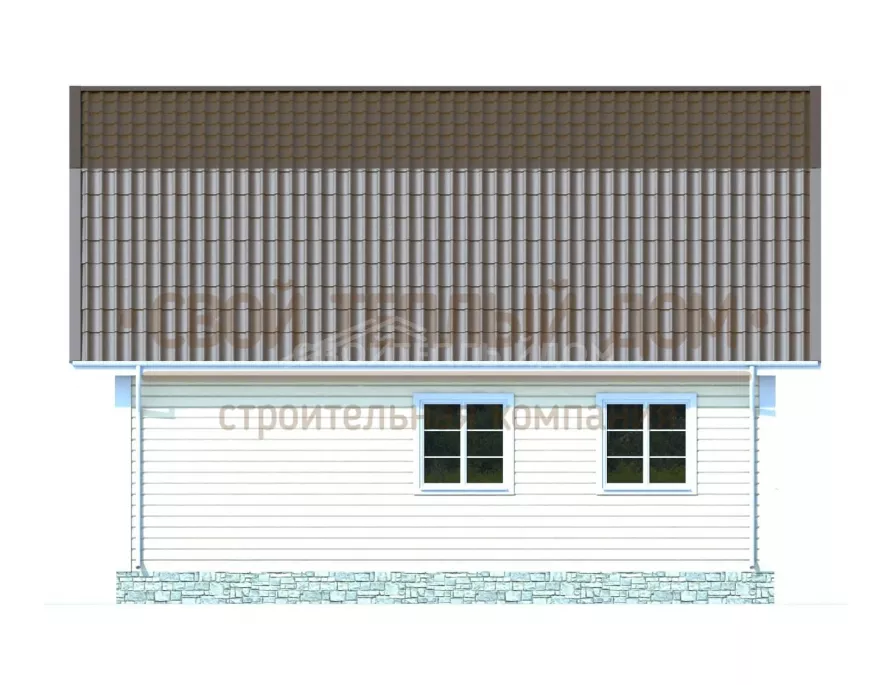 Каркасный дом 6х9 КМ-23