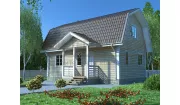 Каркасный дом 6х9 КМ-23