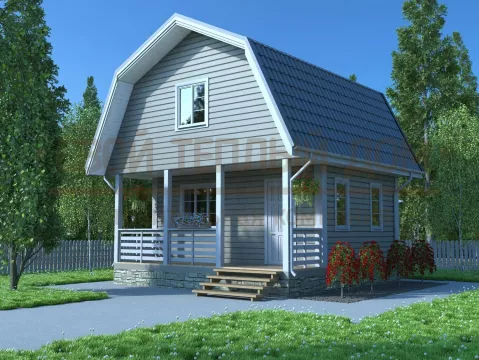 Каркасный дом 6х6 КМ-24