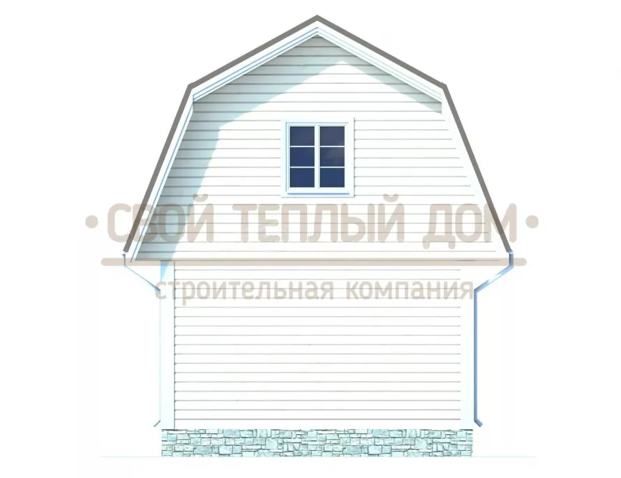 Каркасный дом 4х5 КМ-34