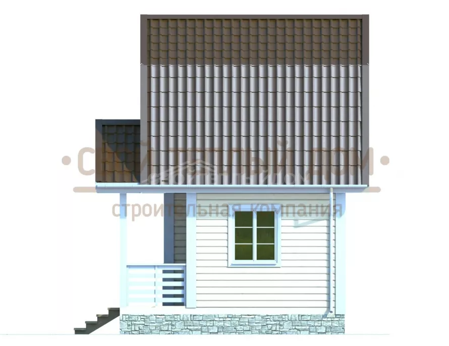 Каркасный дом 4х5 КМ-34