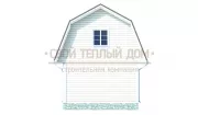 Каркасный дом 4х5 КМ-34