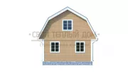Каркасный дом 6х6 КМ-38