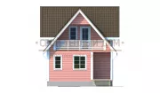 Каркасный дом 6х8 КМ-40