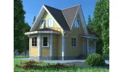 Каркасный дом 6х8 КМ-41