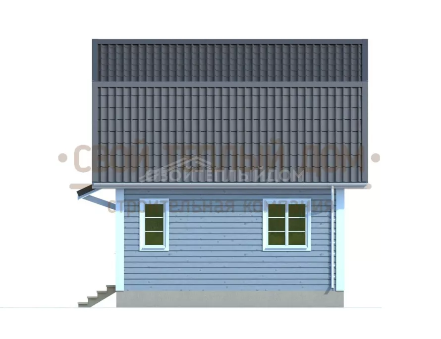 Каркасный дом 6х6 КМ-43