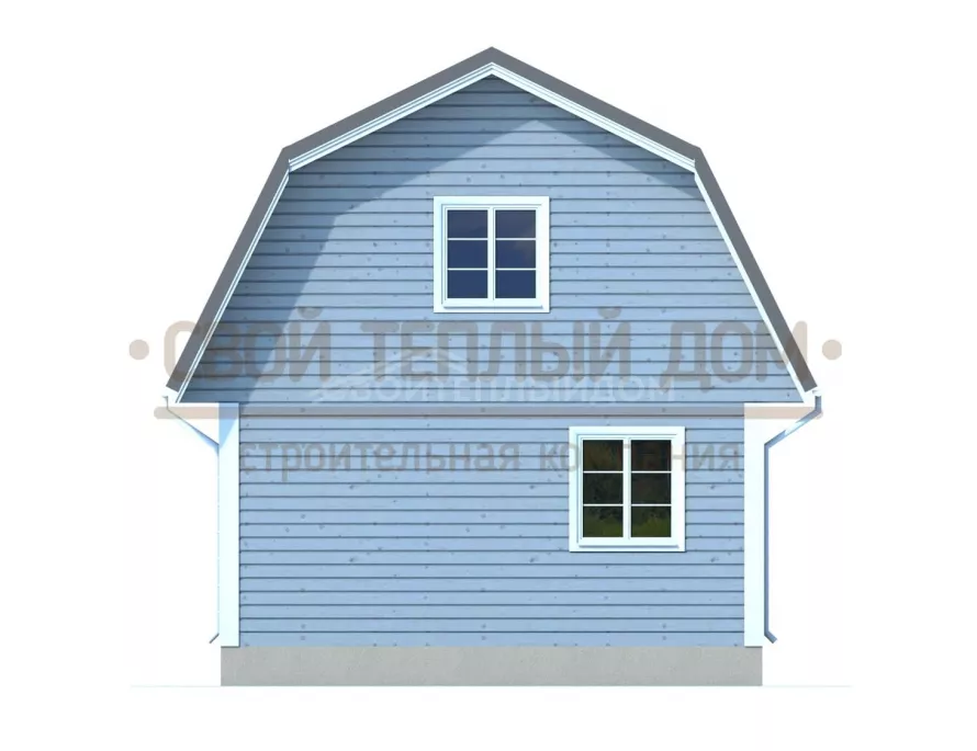 Каркасный дом 6х6 КМ-43