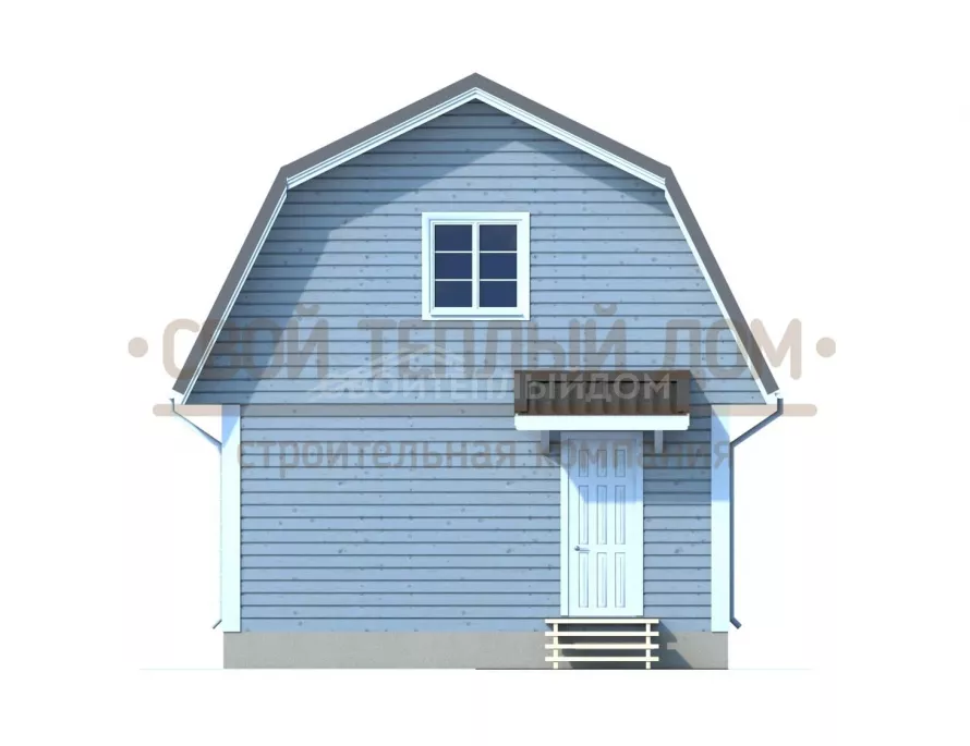 Каркасный дом 6х6 КМ-43