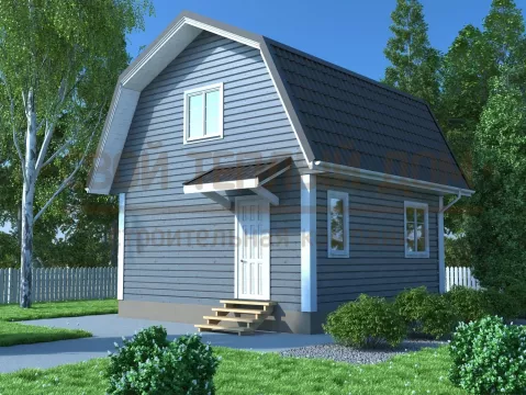 Каркасный дом 6х6 КМ-43
