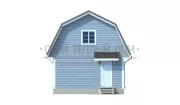 Каркасный дом 6х6 КМ-43