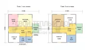 Каркасный дом 9х9,5 КД-25