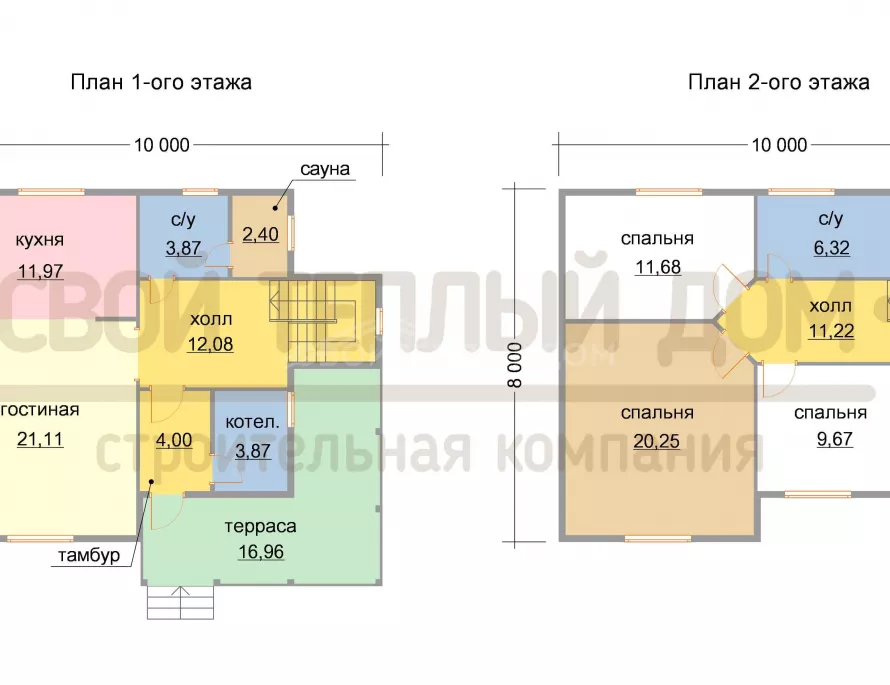 Каркасный дом 9х10 КД-26