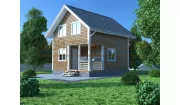Каркасный дом 6х7 КД-31