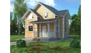 Каркасный дом 8х8,5 КД-32