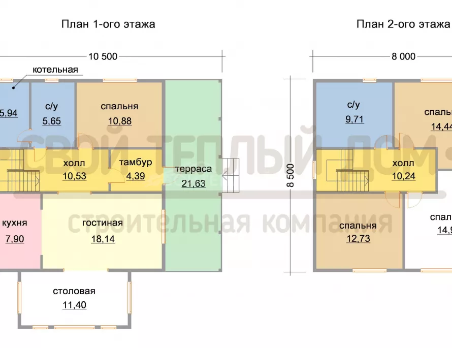 Каркасный дом 8х11 КД-33