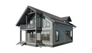 Каркасный дом 8х11 КД-34