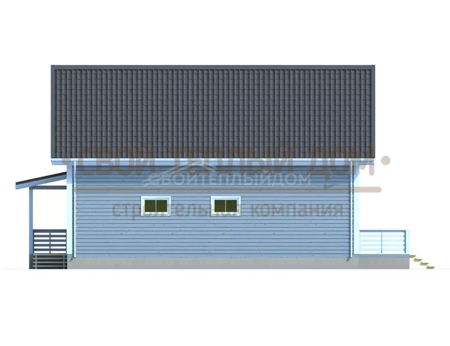 Каркасный дом 10х11,5 КД-35