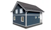 Каркасный дом 8х8 КД-36
