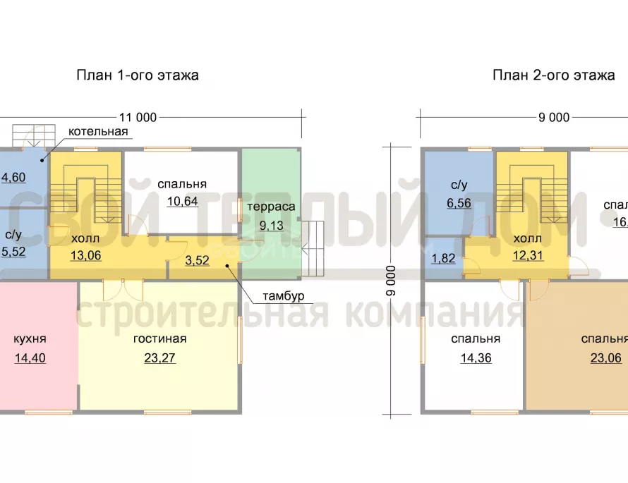 Каркасный дом 9х9 КД-37