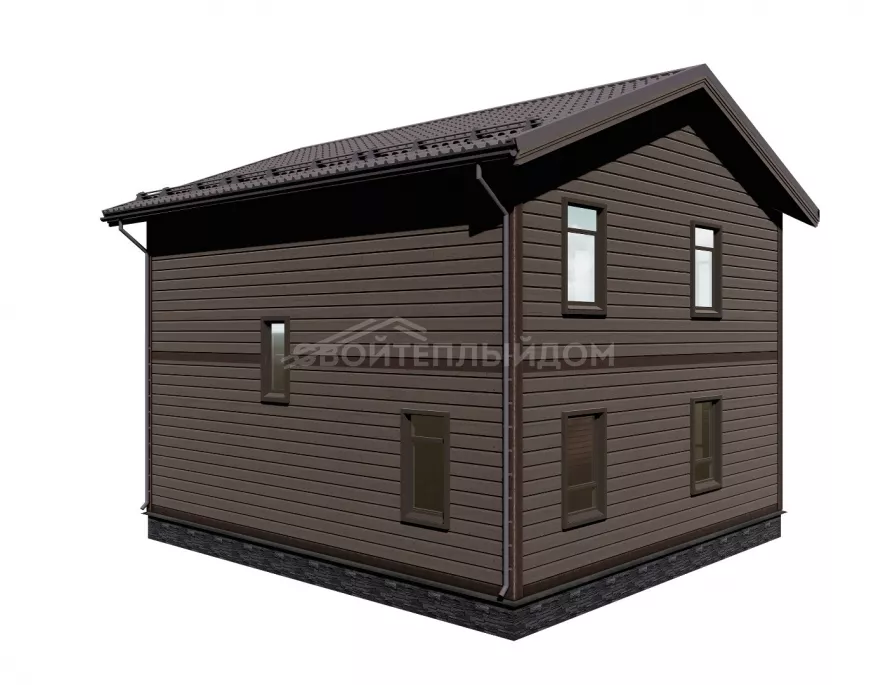 Каркасный дом 9x8 КД-41