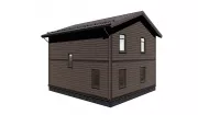 Каркасный дом 9x8 КД-41