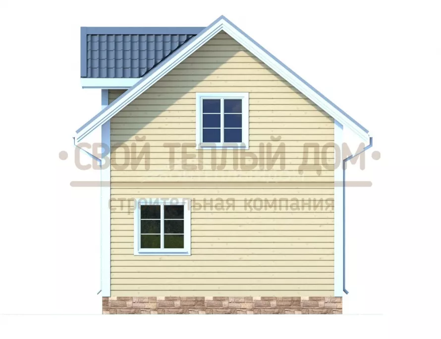 Каркасный дом 6х8 КД-47