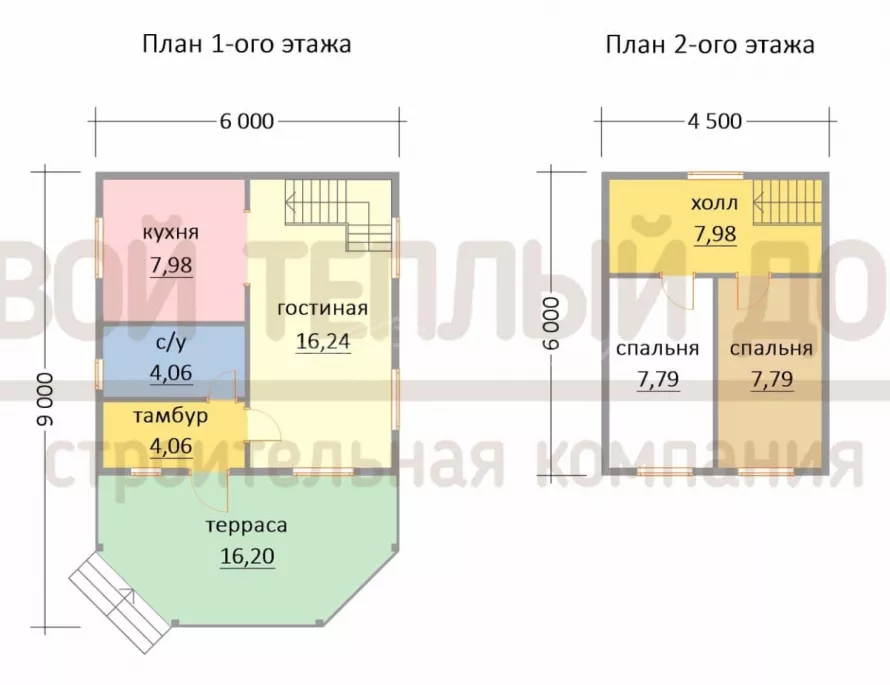 Дом из бруса 6х6 ДМ-4