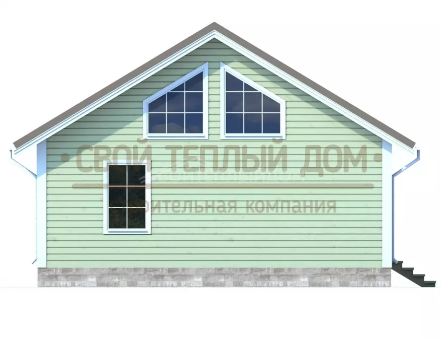 Дом из бруса 7х8 ДМ-35