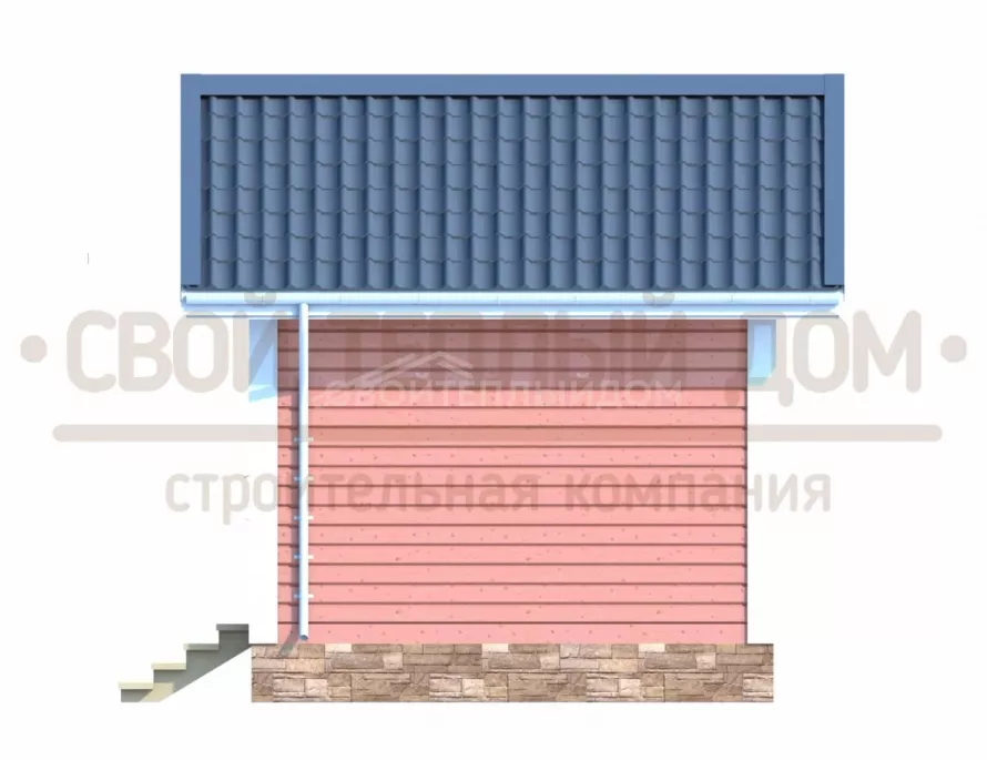 Баня из бруса 4х4 Б-3
