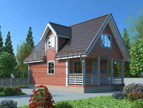 Каркасный дом 6х9 КМ-47
