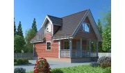 Каркасный дом 6х9 КМ-47