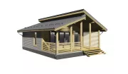 Каркасный дом 7х10 К-30