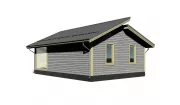Каркасный дом 7х10 К-30