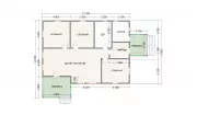 Каркасный дом 11х12,5 К-33