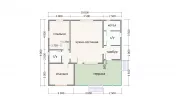 Каркасный дом 9х10 К-36