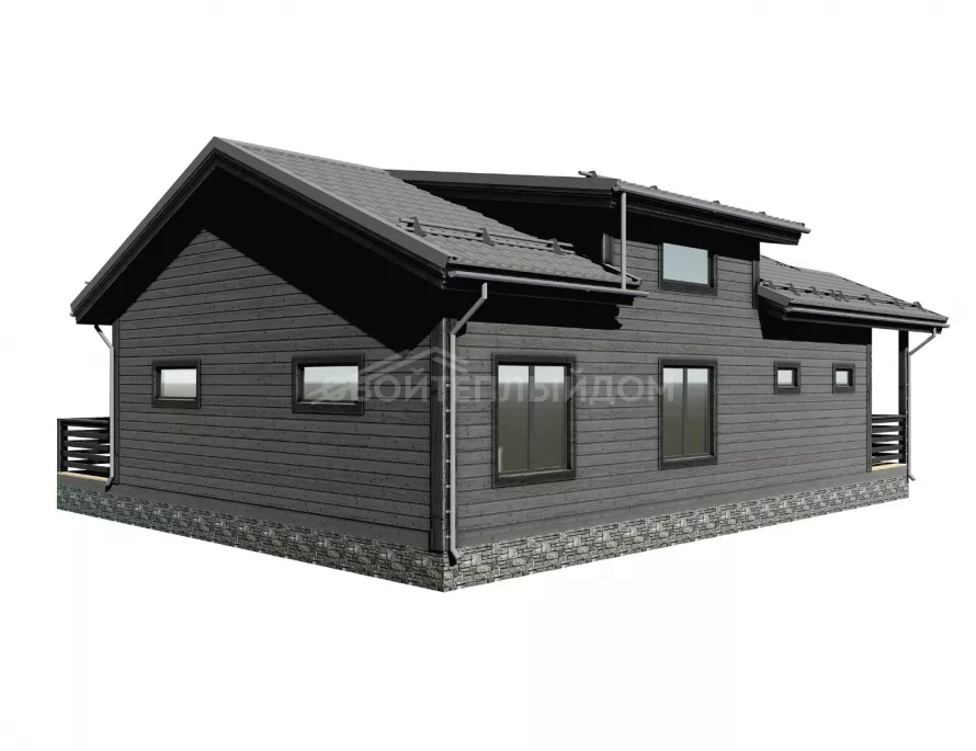 Каркасный дом 11х13 К-40