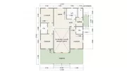 Каркасный дом 11,5х15 К-45