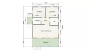 Каркасный дом 7,5х11,5 К-48